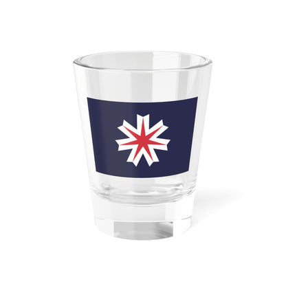 Flag of Hokkaido Prefecture Japan - Shot Glass 1.5oz