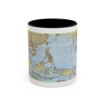 Pacific Islands - Southeast Asia (1944) (Map) Accent Coffee Mug