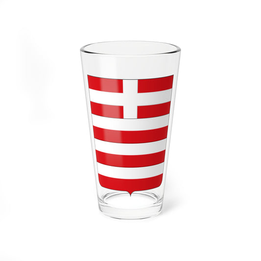 Cuneo-Stemma 1559 (Italy) (Coat of Arms) Pint Glass 16oz