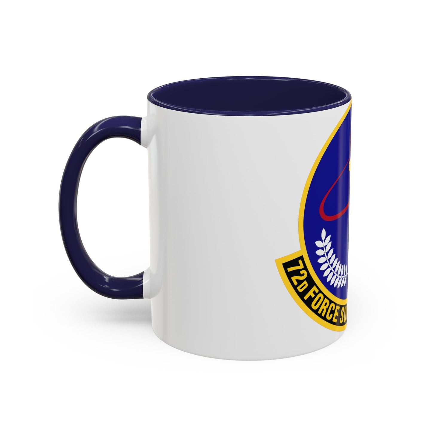 72d Force Support Squadron (U.S. Air Force) Accent Coffee Mug