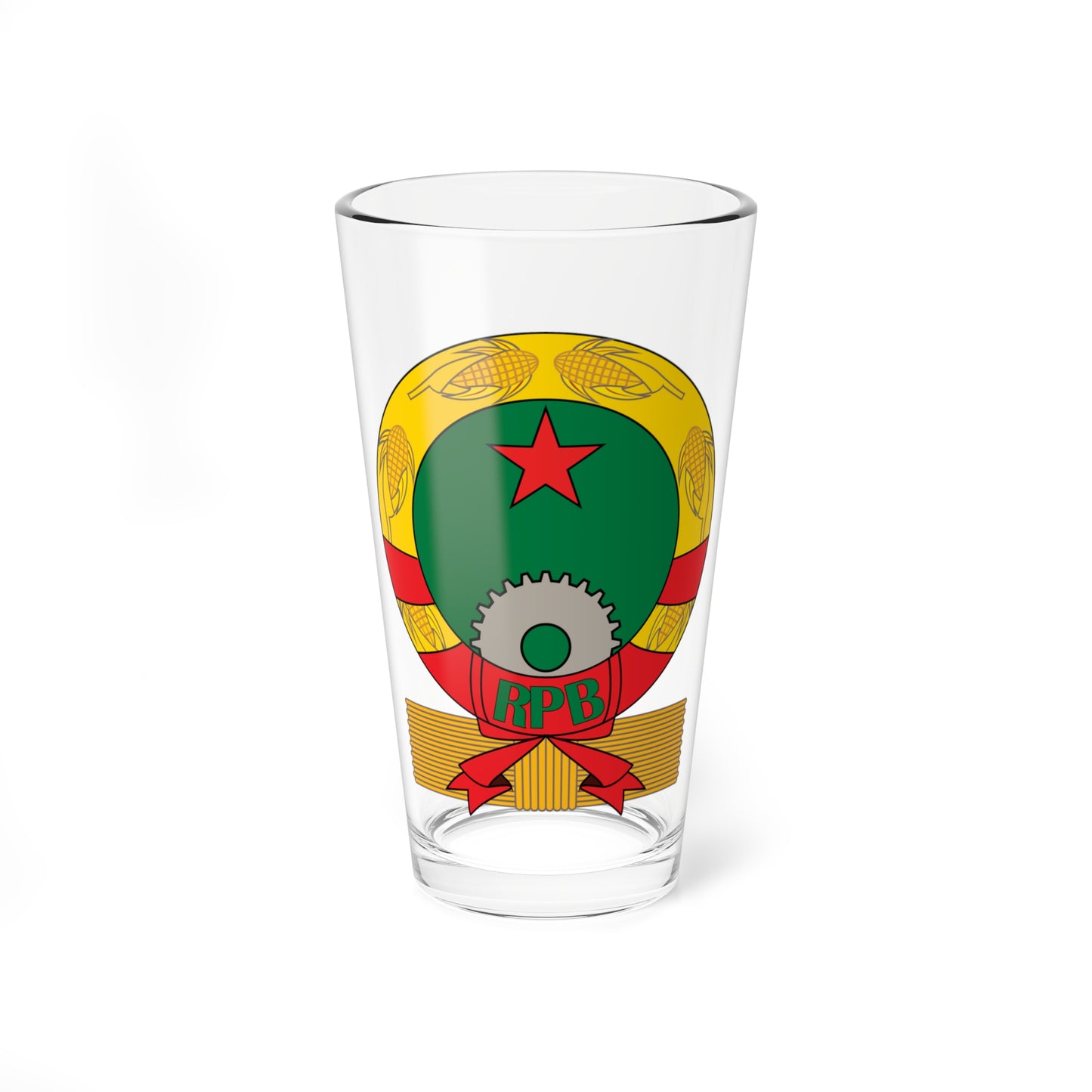 Emblem of Benin 1975-1990 (Benin) (Coat of Arms) Pint Glass 16oz