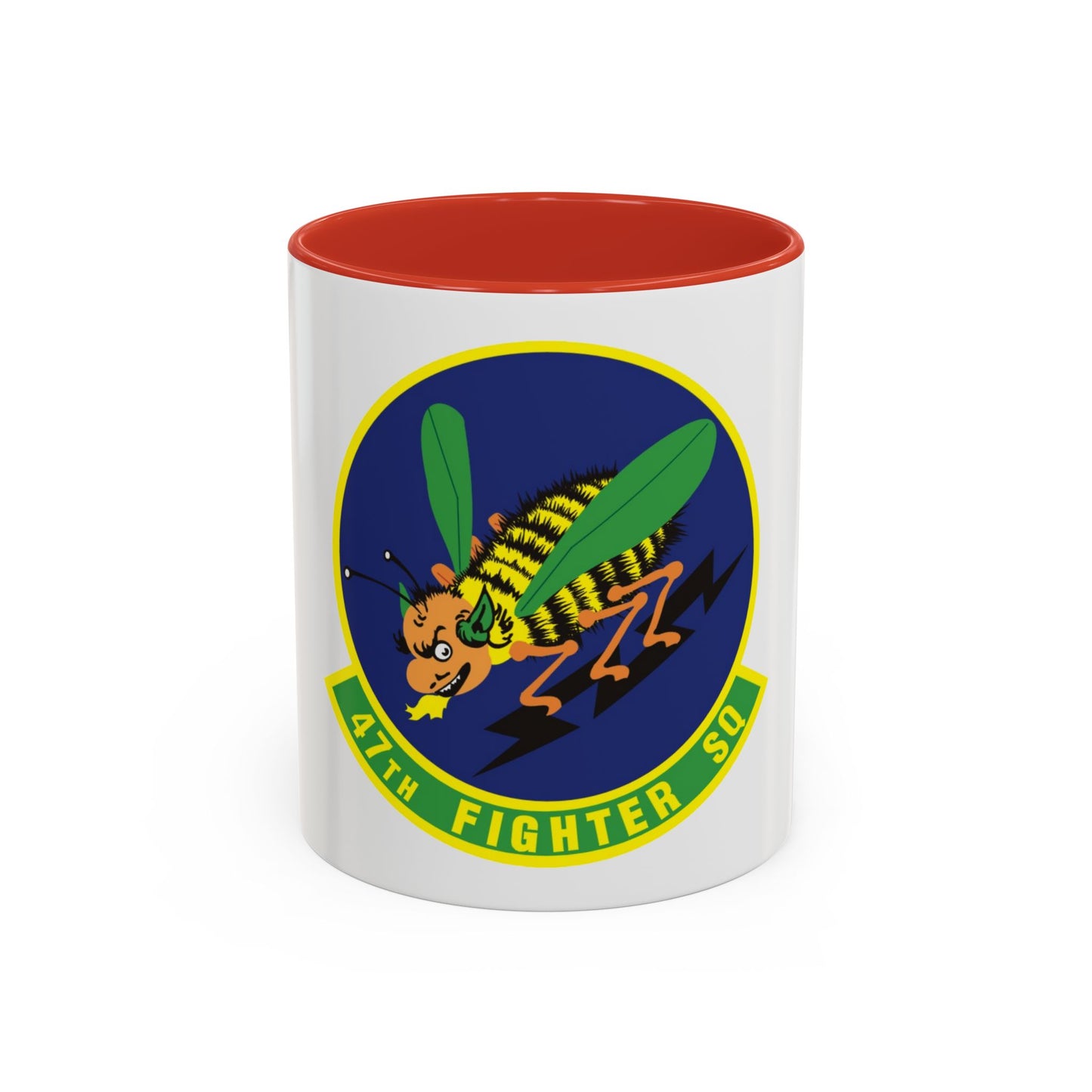 47th Fighter Squadron (U.S. Air Force) Accent Coffee Mug