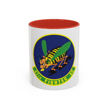 47th Fighter Squadron (U.S. Air Force) Accent Coffee Mug
