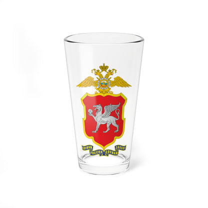 Emblem of the Crimea Police (Russia) (Coat of Arms) Pint Glass 16oz