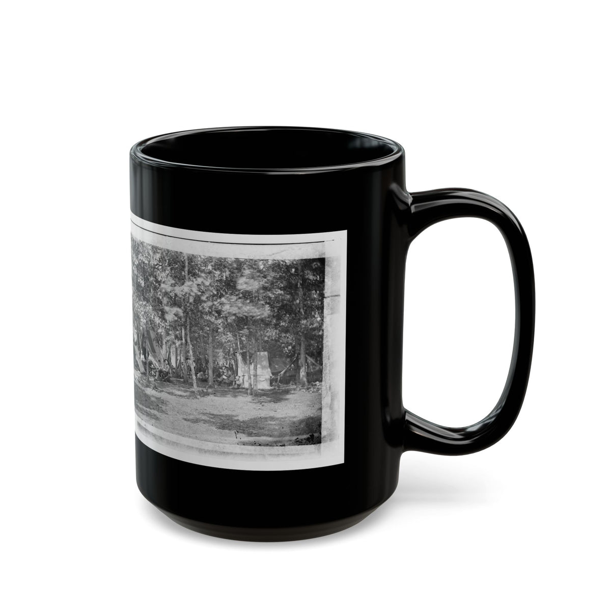 Bealeton, Virginia. Camp Of Company B, 93d New York Volunteers (U.S. Civil War) Black Coffee Mug