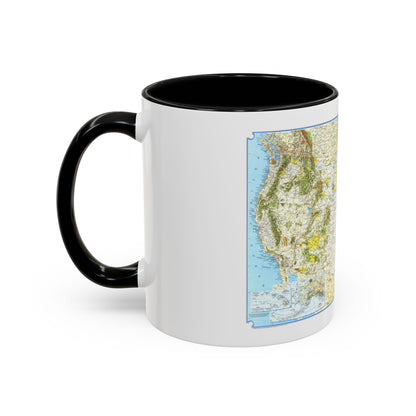 North America - Vacationlands (1966) (Map) Accent Coffee Mug