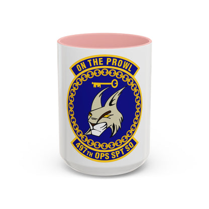 497 Operations Support Squadron ACC (U.S. Air Force) Accent Coffee Mug