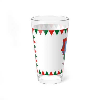 Flag of Ersekhalma (Hungary) Pint Glass 16oz