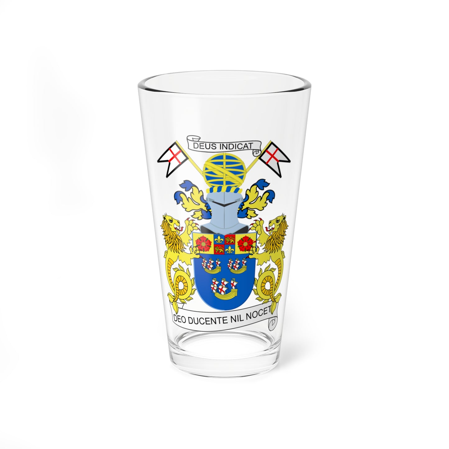 East India Company arms 1600-1709 (India) (Coat of Arms) Pint Glass 16oz