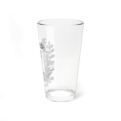 Coat of arms of Venezuela 1954 Monochrome (Venezuela) (Coat of Arms) Pint Glass 16oz