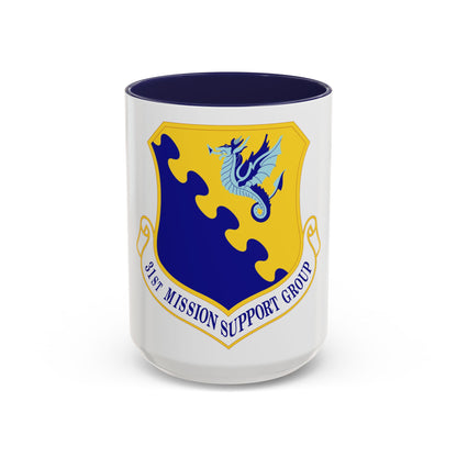 31st Mission Support Group (U.S. Air Force) Accent Coffee Mug