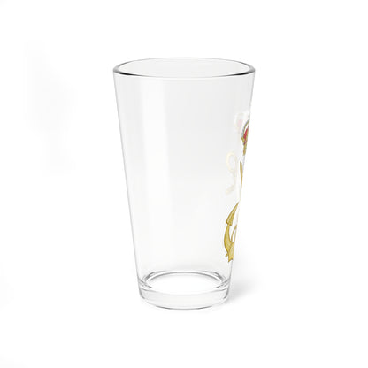 Emblem of the Spanish Army Sea Companies (Spain) (Coat of Arms) Pint Glass 16oz