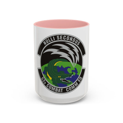 52d Combat Communications Squadron (U.S. Air Force) Accent Coffee Mug