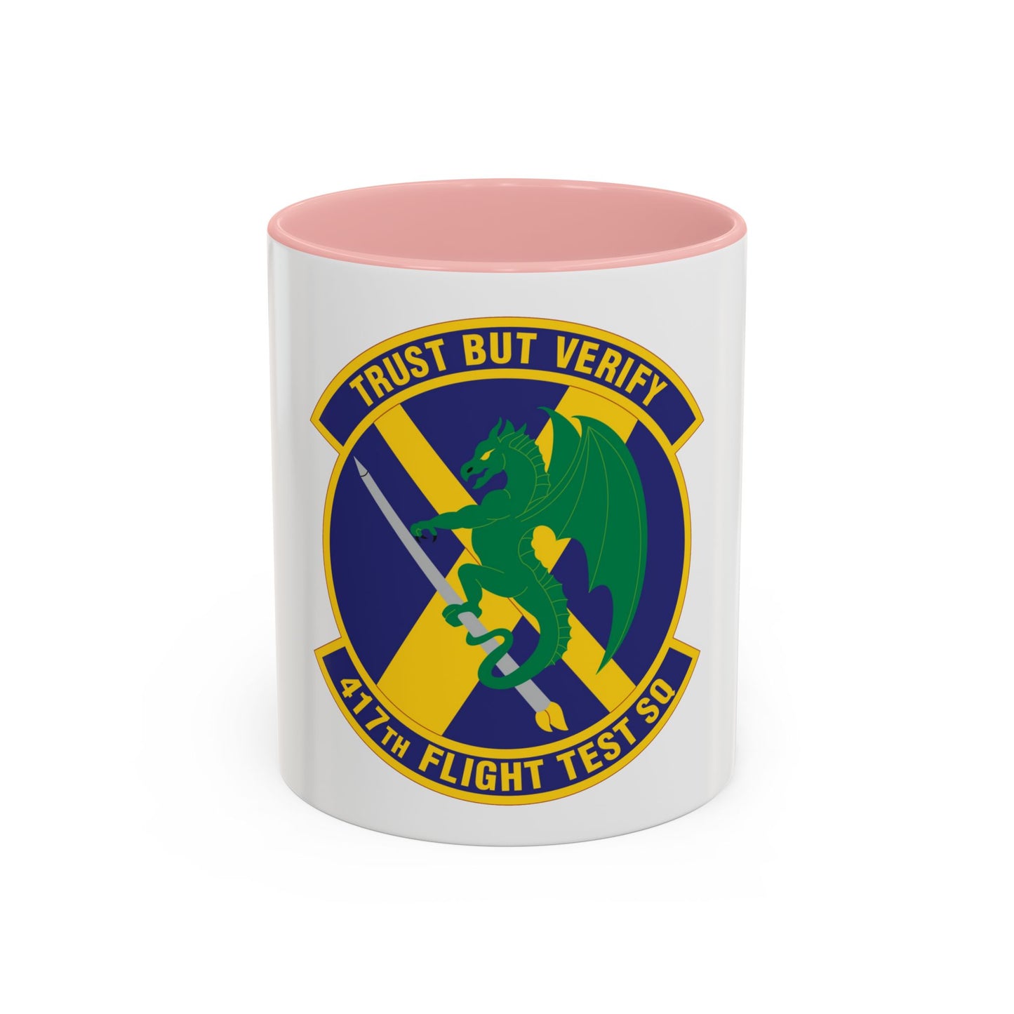 417th Flight Test Squadron (U.S. Air Force) Accent Coffee Mug