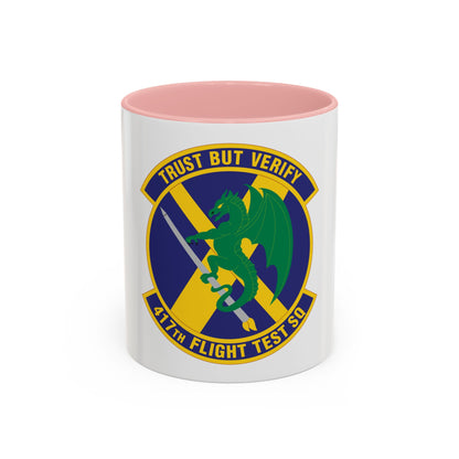 417th Flight Test Squadron (U.S. Air Force) Accent Coffee Mug