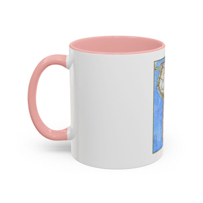 South America (1972) (Map) Accent Coffee Mug