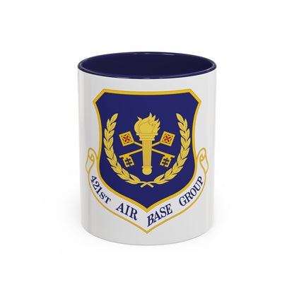 421st Air Base Group (U.S. Air Force) Accent Coffee Mug