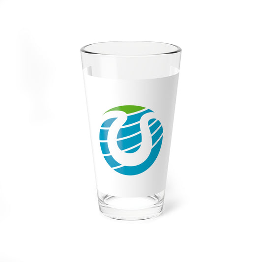 Flag of Hitachiomiya Ibaraki (Japan) Pint Glass 16oz