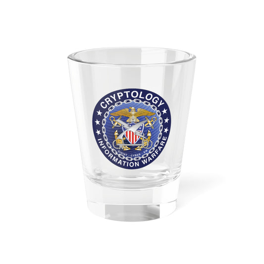 Verre à liqueur de la communauté cryptologique de la marine (US Navy) 1,5 oz