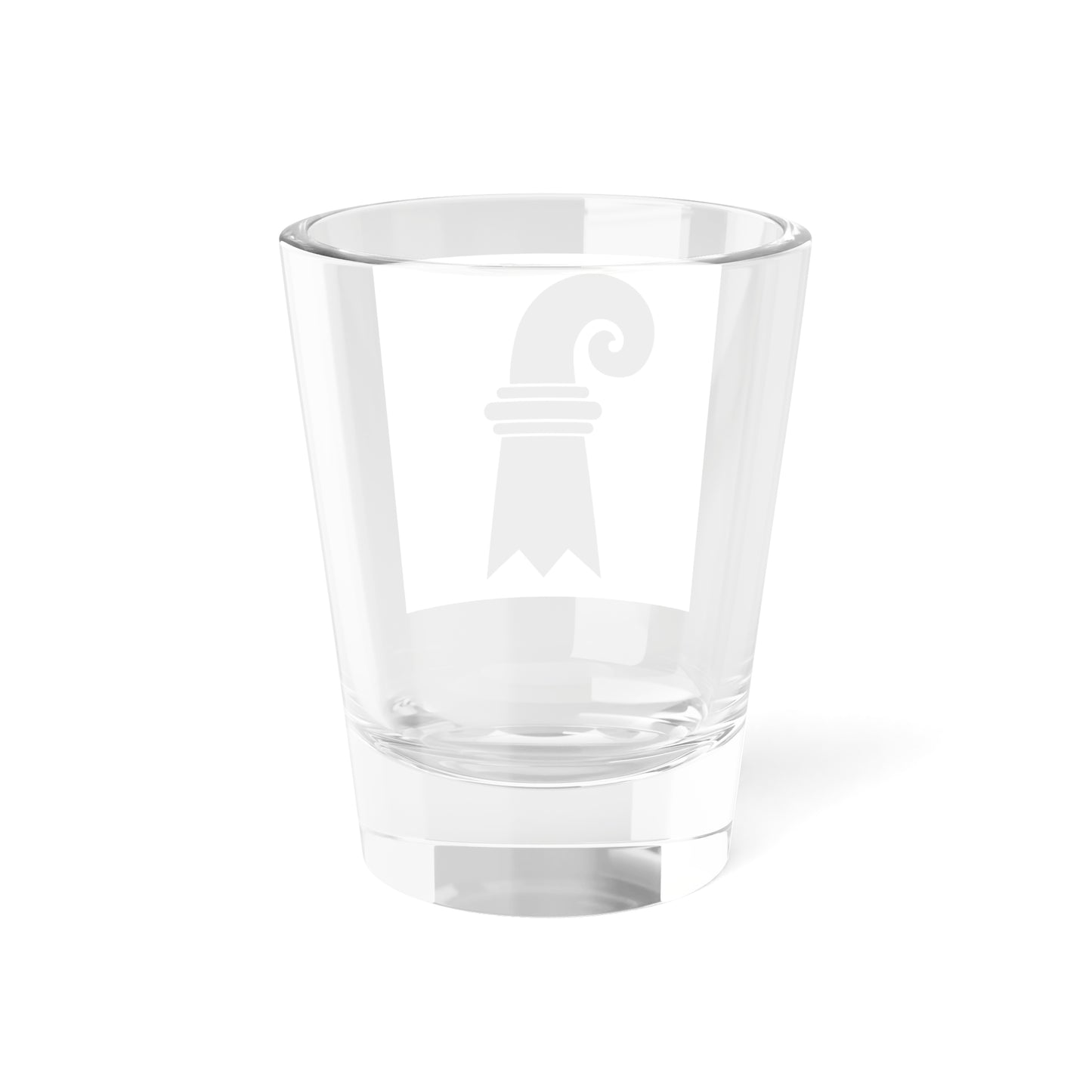Flag of Canton of Basel (Switzerland) Shot Glass 1.5oz