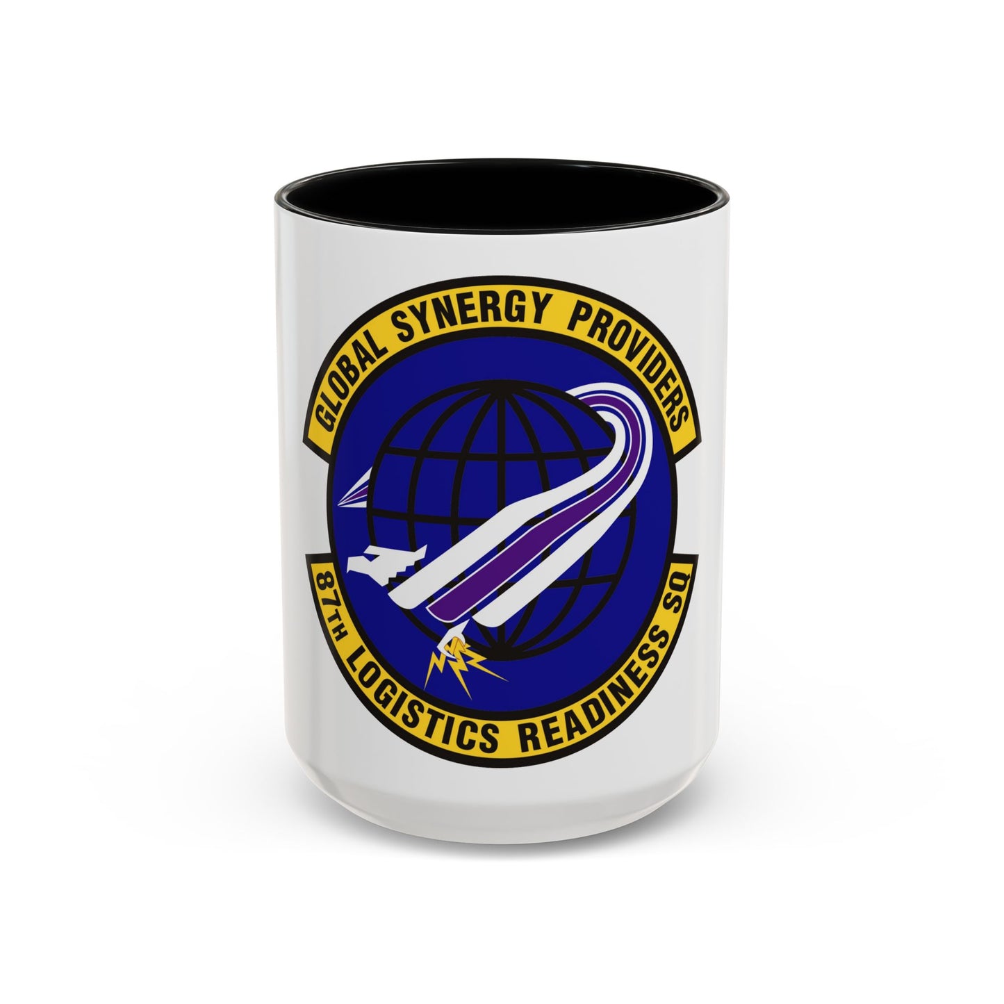 87 Logistics Readiness Squadron AMC (U.S. Air Force) Accent Coffee Mug