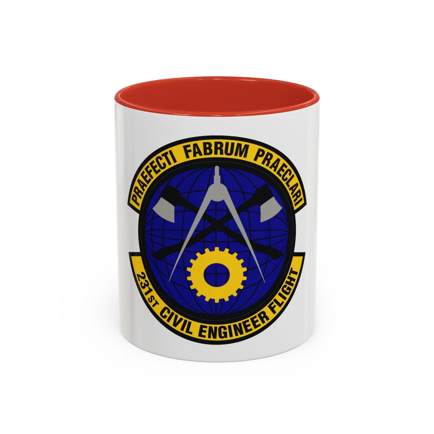 231st Civil Engineer Flight (U.S. Air Force) Accent Coffee Mug