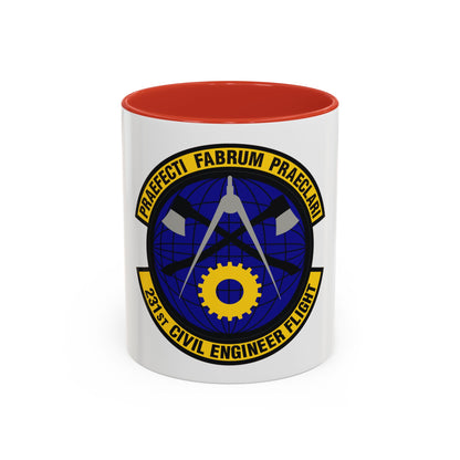 231st Civil Engineer Flight (U.S. Air Force) Accent Coffee Mug