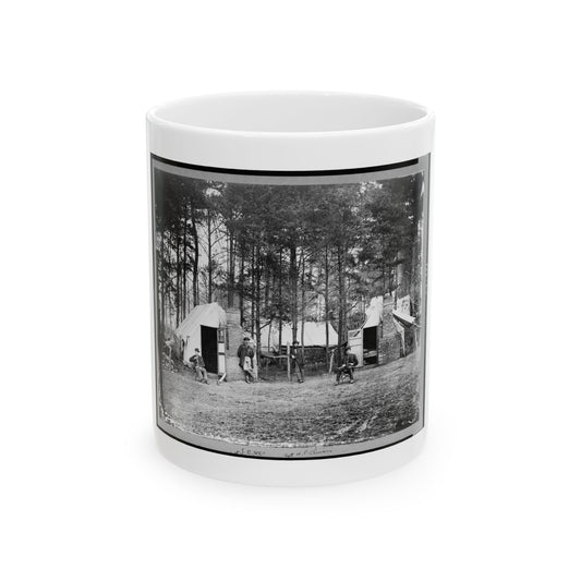 Quarters Of Capt. Harry Clinton, Qt. Mst. Of Provost Marshal Dept., Brandy Station, Virginia (U.S. Civil War) White Coffee Mug