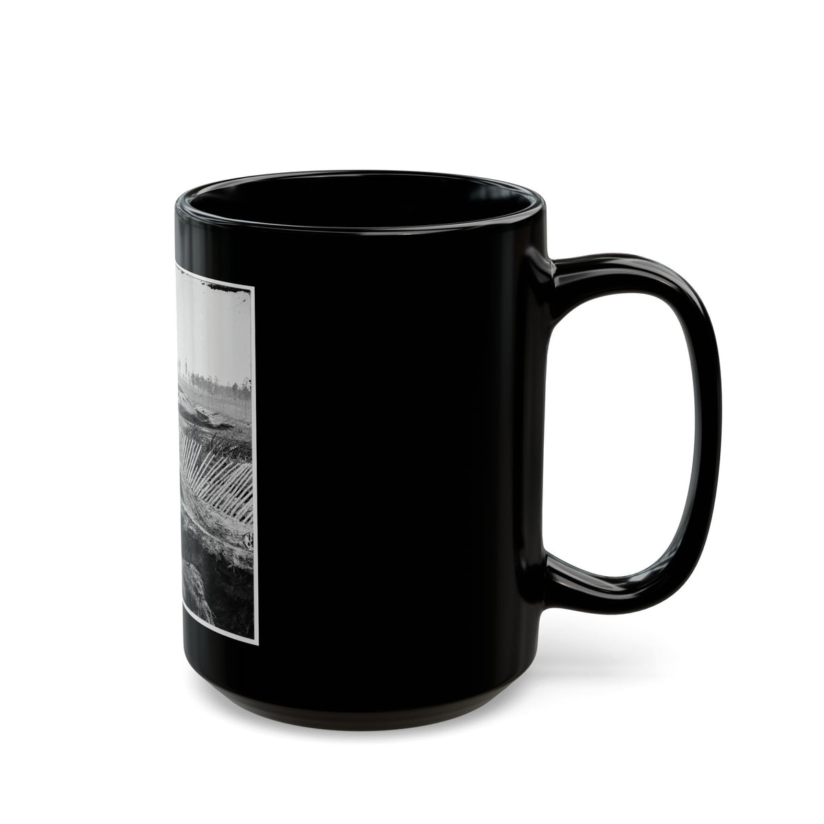 Petersburg, Va. View From Breastworks Of Fort Sedgwick (U.S. Civil War) Black Coffee Mug