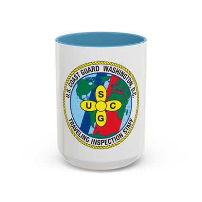 USCG Washington DC Traveling Inspection Staff (U.S. Coast Guard) Accent Coffee Mug