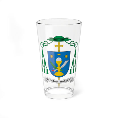 Escudo de Antonio Prieto Lucena (Spain) (Coat of Arms) Pint Glass 16oz