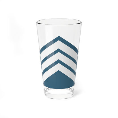 04.Syrian Air Force SFC (Syria) (Military Rank) Pint Glass 16oz