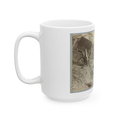 A Shattered Caisson, Fredericksburg, Va. (U.S. Civil War) White Coffee Mug
