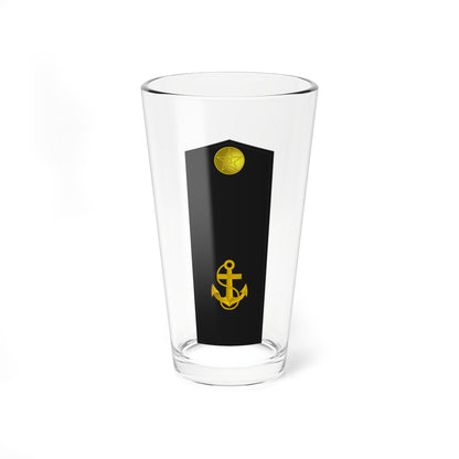 01W PLA Navy Hǎijūn Liè Bīng Type 55 (China) (Military Rank) Pint Glass 16oz