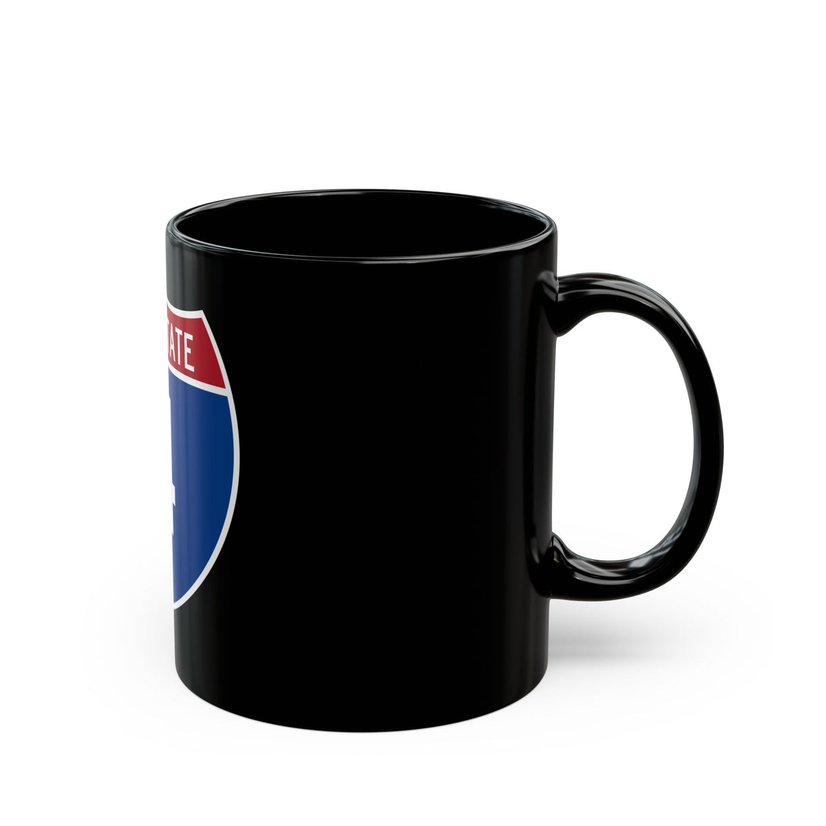 Interstate 4 (U.S. Highways) Black Coffee Mug