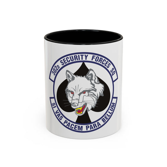 302d Security Forces Squadron (U.S. Air Force) Accent Coffee Mug