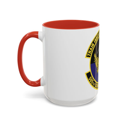 505th Communications Squadron (U.S. Air Force) Accent Coffee Mug