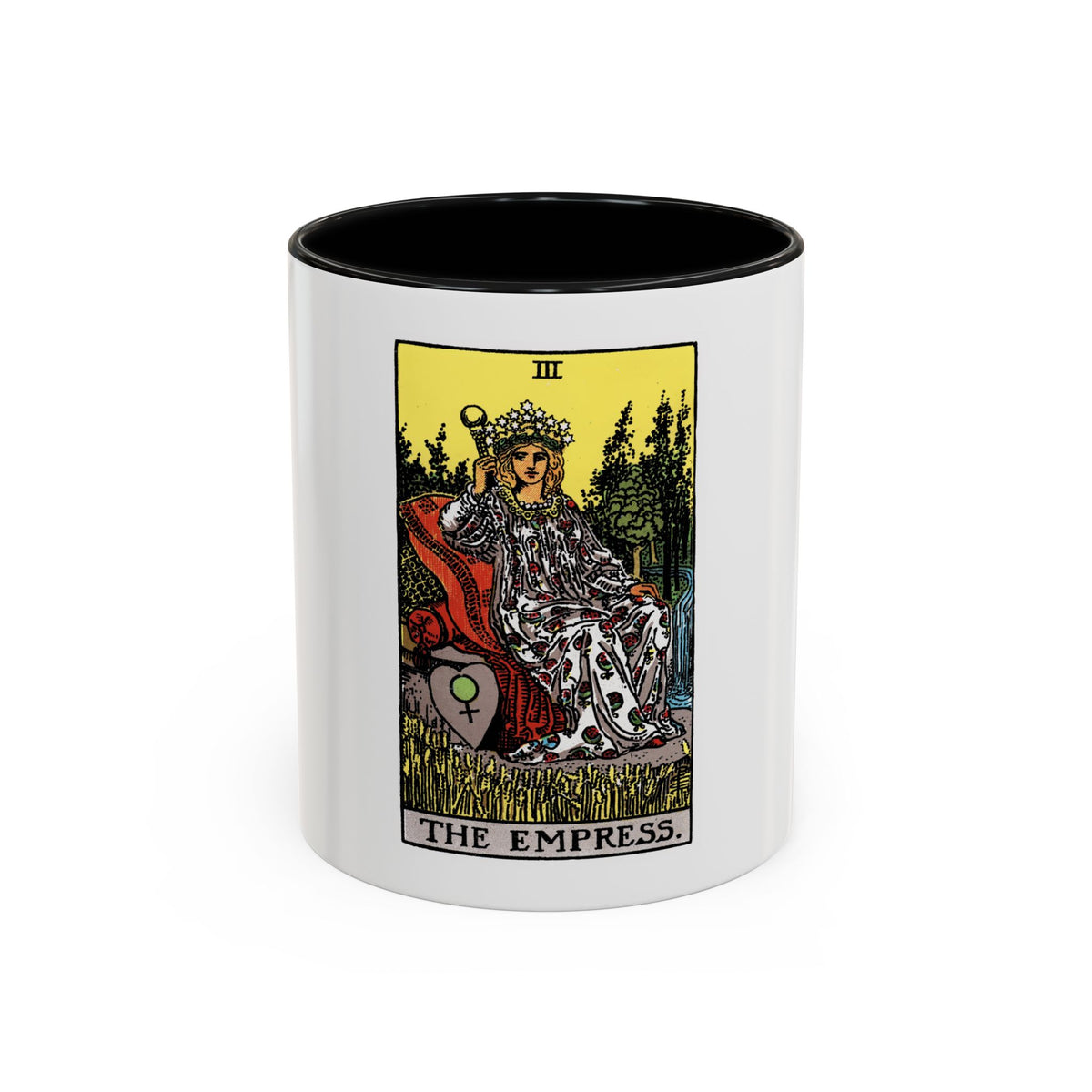 The Empress (Tarot Card) Accent Coffee Mug