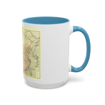 China and its Territories (1912) (Map) Accent Coffee Mug