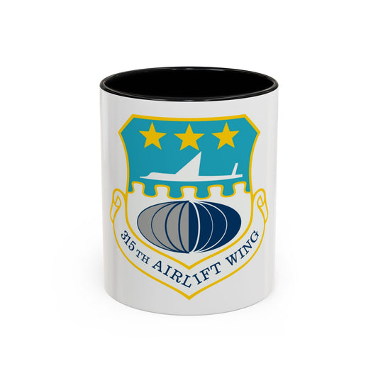 315th Airlift Wing (U.S. Air Force) Accent Coffee Mug