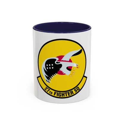27th Fighter Squadron (U.S. Air Force) Accent Coffee Mug