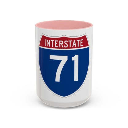 Interstate 71 (U.S. Highways) Accent Coffee Mug