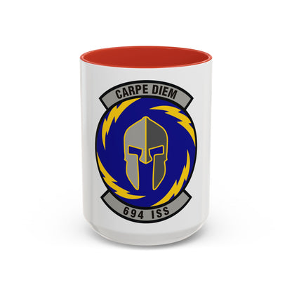 694th Intelligence Support Squadron (U.S. Air Force) Accent Coffee Mug