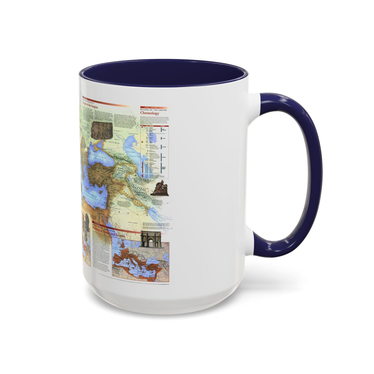 Roman Empire (1997) (Map) Accent Coffee Mug