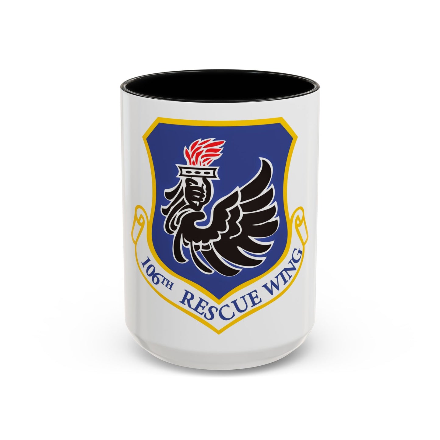106th Rescue Wing logo 2 (U.S. Air Force) Accent Coffee Mug