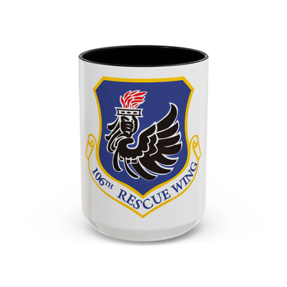 106th Rescue Wing logo 2 (U.S. Air Force) Accent Coffee Mug