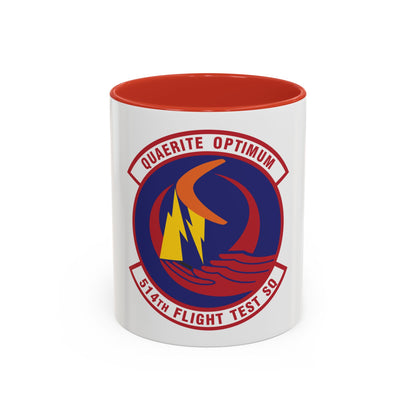 514th Flight Test Squadron (U.S. Air Force) Accent Coffee Mug
