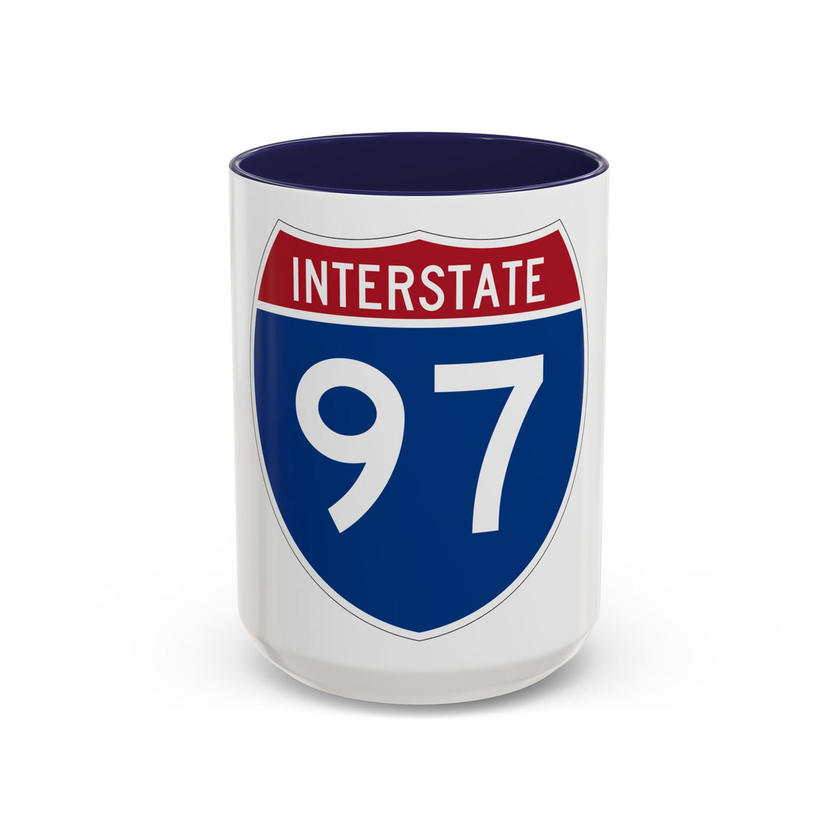 Interstate 97 (U.S. Highways) Accent Coffee Mug