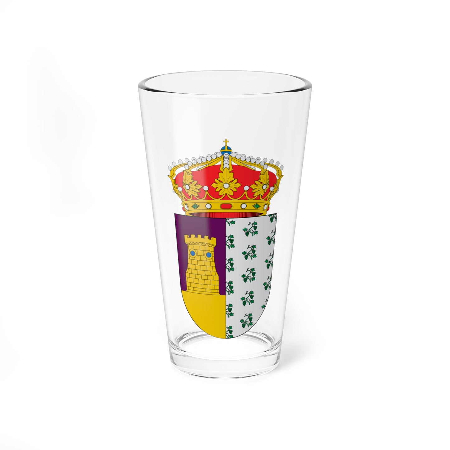 Escudo de Almócita (Spain) (Coat of Arms) Pint Glass 16oz
