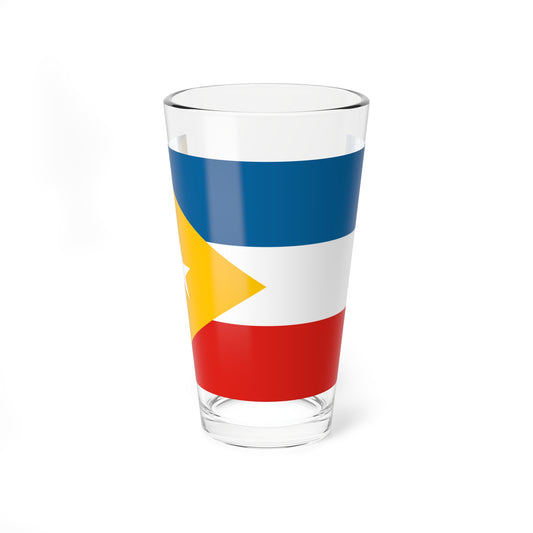 Flag of North China in Resistance (China) Pint Glass 16oz